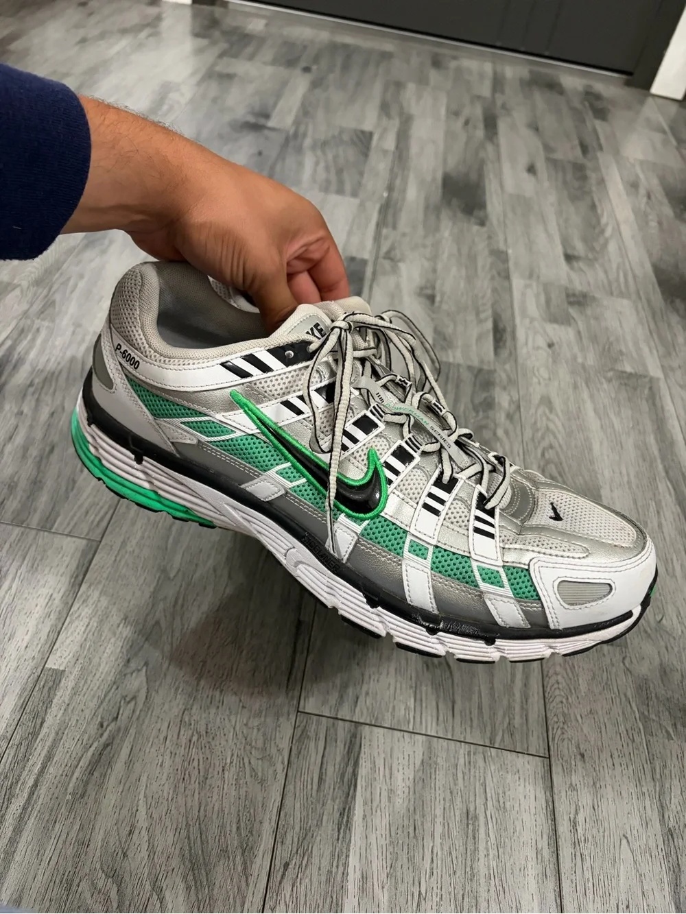Nike P-6000 Spring Green Running Shoes Sneakers CD6404-104